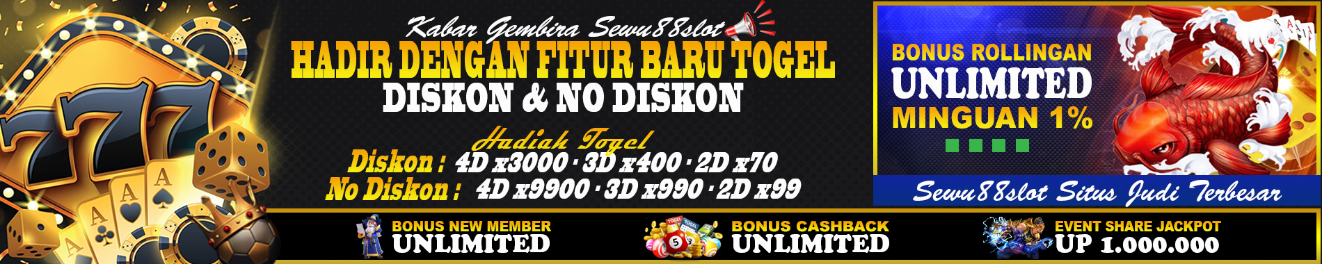 Promo Togel Terbesar Sewu88slot